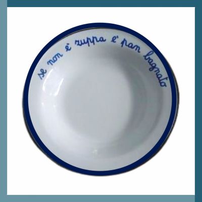 PIATTO "SE NON E' ZUPPA E' PAN BAGNATO" ALTMEANSOLD