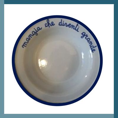 PIATTO  "MANGIA CHE DIVENTI GRANDE" ALTMEANSOLD