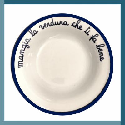 PIATTO "MANGIA LA VERDURA CHE TI FA BENE " ALTMEANSOLD